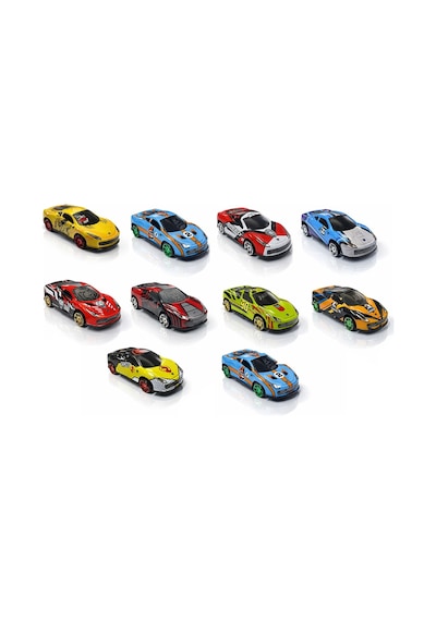 10lu Speed Racer Metal Araba 10 Adet Metal Yarış Arabası Karışık Renkler Ve Modeller