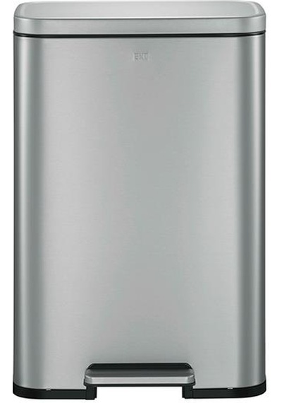 25l+20l Eko Paslanmaz Çelik Pedallı Atık Kutusu Ek9361mmt