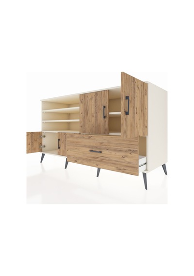 Kronos Konsol 5 Raflı Tek Çekmeceli 4 Kapaklı 176x59x99 Aytaşı-ça Aytaşı-çam Kronos Konsol 5 Raflı Tek Çekmeceli 4 Kapaklı 176x59x99 Aytaşı-ça Aytaşı-çam