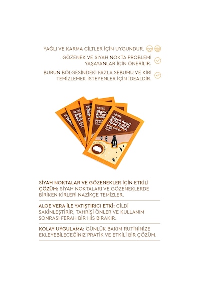 Nose Patch - Siyah Nokta Ve Gözenek Için Temizleyici Burun Bandı 5'li