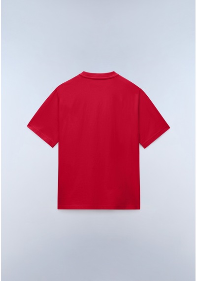 Napapijri S-box Logo Ss 1 Erkek T-shirt-31967 Kırmızı