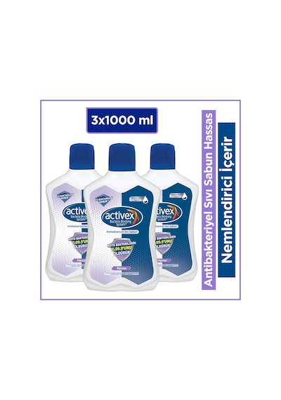 Activex Hassas Sıvı Sabun 3 x 1 L