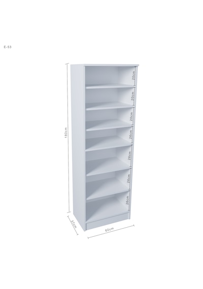 Ases Mobilya Ases E53 Çok Amaçlı Dolap Mutfak Dolabı , Banyo Dolabı , Kiler Dolabı Beyaz Beyaz Ases Mobilya Ases E53 Çok Amaçlı Dolap Mutfak Dolabı , Banyo Dolabı , Kiler Dolabı Beyaz Beyaz