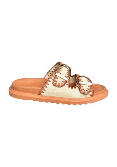 Fox Shoes U267146202 Bej/taba Süet Kadın Terlik Bej/taba-süet