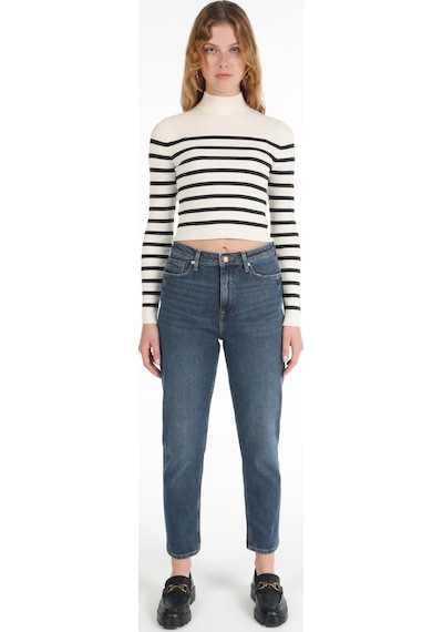 Colin's Colins 896 Maria Mom Fit Yüksek Bel Daralan Paça Kadın Jean Pantolon 001