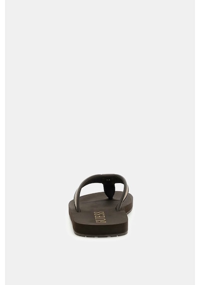 Guess Dingle Logo Parmak Arası Erkek Terlik Fmjdınfal21 Kahverengi