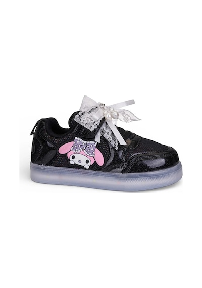 300 Kız Çocuk Işıklı Sneaker Siyah