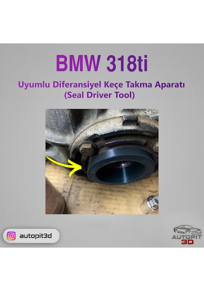 Bmw 318ti Diferansiyel Keçe Takma Aparatı Seal Drıver Tool