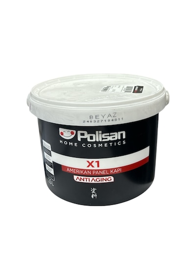 X1 Su Bazlı Kokusuz Amerikan Panel Kapı Ve Ahşap Boyası Beyaz Renk 3,5 Lt 3,5 Kg