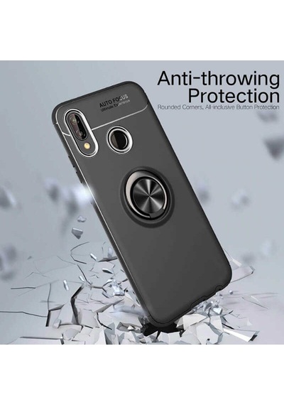 Huawei P Smart 2019 Kılıf Zore Ravel Silikon Kapak Kırmızı