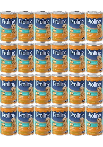 Pro Line Kuzu Etli ve Bal Kabaklı Yetişkin Köpek Konservesi 24 x 395 G