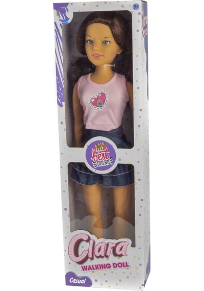 Bebek Oyuncak Clara Yürüyüş Arkadaşım Kot Etekli 80 Cm Büyük B...