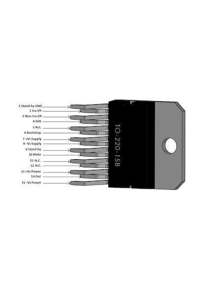 Tda7294 Entegre Multiwatt-15