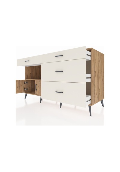 Kronos Konsol Tek Raflı 4 Çekmeceli 2 Kapaklı 176x59x99 Çam-çam/a Çam-çam/aytaşı Kronos Konsol Tek Raflı 4 Çekmeceli 2 Kapaklı 176x59x99 Çam-çam/a Çam-çam/aytaşı