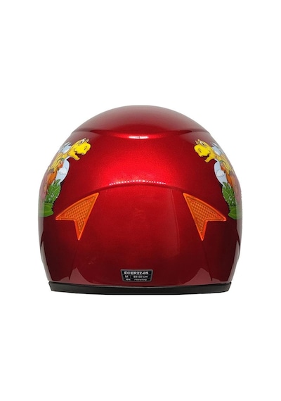 Mts SY118 Full Face Çocuk Kaskı-60609 - Dino Kırmızı