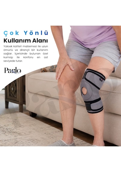 Patella Destekli Dizlik Ayarlanabilir Neopren Ortopedik Diz Desteği