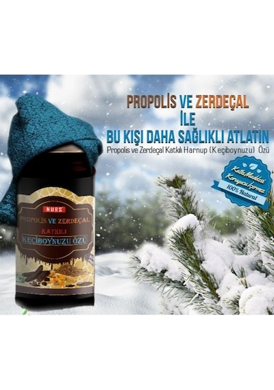 Nurs Lokman Hekim Propolis Ve Zerdeçal Katkılı Keçiboynuzu Özü 640 G