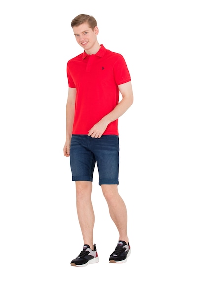 U.S. Polo Assn. Erkek Polo Yaka T-shirt Kırmızı