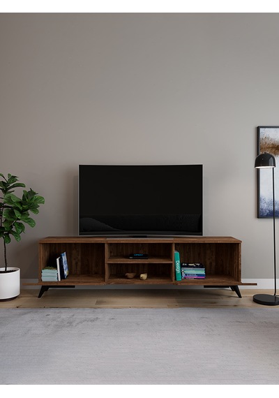 Monaco Düşer Kapaklı Tv Ünitesi 2 Kapaklı 180 Cm - Atlantik Çam Atlantik Çam
