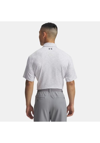 Under Armour Playoff 3.0 Printed Erkek Beyaz Polo Yaka Tişört