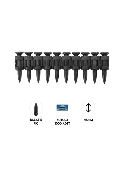 Dawreek Sp0107 Balistik Uçlu Çivi 25mm