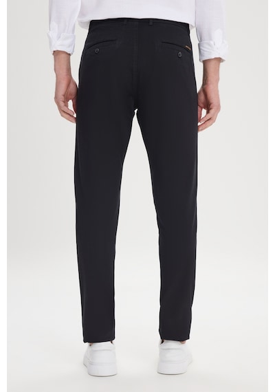 Ac&Co / Altınyıldız Classics Slim Fit Dar Kesim Pamuklu Esnek Chino Erkek Pantolon - Siyah