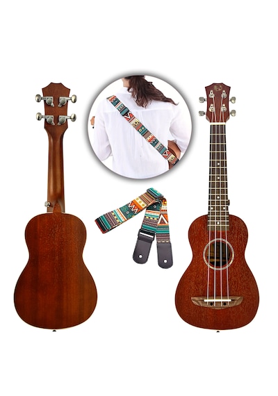 Fourtune Sydra Uks-21mn Soprano Ukulele Maun Hakiki Ağaç Soprano