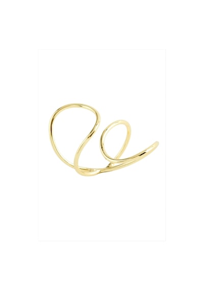 Zenviac456 Oval Metal Yüzük Zenviac45678 Sarı 18393320