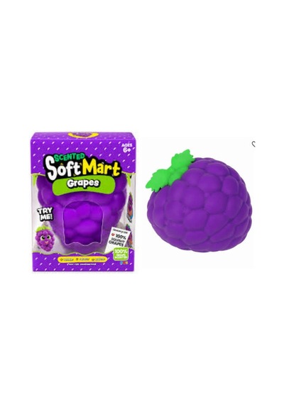 Üzüm Squishy Dev Boy Stres Oyuncağı 18 Cm Yumuşak Sıkmalı Yavaş Yükselen Sukuşi