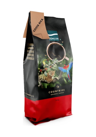 Schiller Kaffeerösterei Costa Rica SHB Tarrazu San Rafael Çekirdek Kahve 250 G