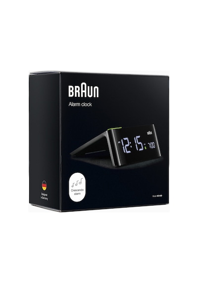 Braun Bc16beu Siyah Va Lcd Ekran Dijital Alarmlı Masa Saati Brn.bc16beu