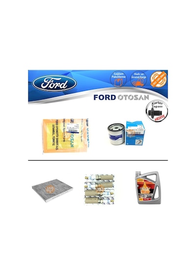Ford Fusion 1.4 1.6 Benzinli Filtre Bakım Seti 2002-2011 (373663639)