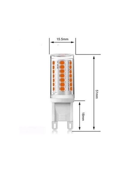 Ct-4249 3w G9 220v Kapsül Ampul Beyaz 10 Adet