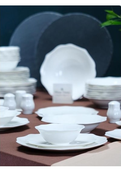 Maxx Doria Pure Star 12 Kişilik 60 Parça Yemek Takımı Pa2075 Beyaz