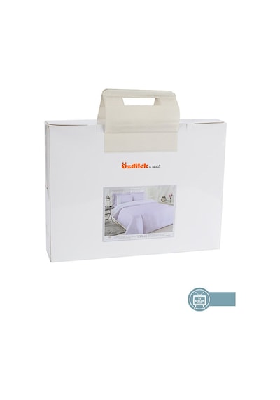 Özdilek Soft Linen Çift Kişilik Saten Nevresim Takımı 43892 Lila