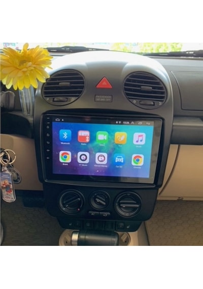 Volkswagen Beetle Araç Multimedya Android Ekran Carplay Double Teyp 4+64 9" 04-07 Black Blueway