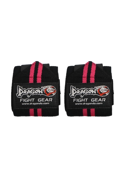Dragondo 63911 Halter Ve Fitness Bilek Bandajı Yeni Seri Siyah - Pembe
