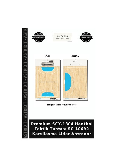 Premium Scx-1304 Hentbol Taktik Tahtası Sc-10692 Karsilasma Lider Antrenor Çok Renkli
