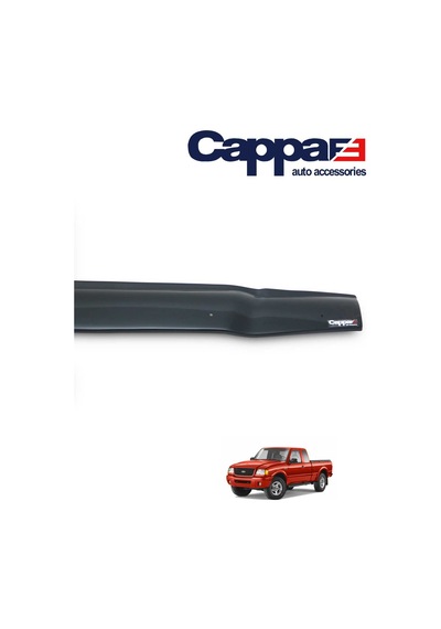 Cappafe Ford Ranger 2002-2006 Ön Kaput Koruma Rüzgarlık 4Mm Abs
