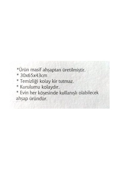 Bienwood Bıe 9000 Doğal Masif Ahşap Ayakkabılık (530022022) Diğer
