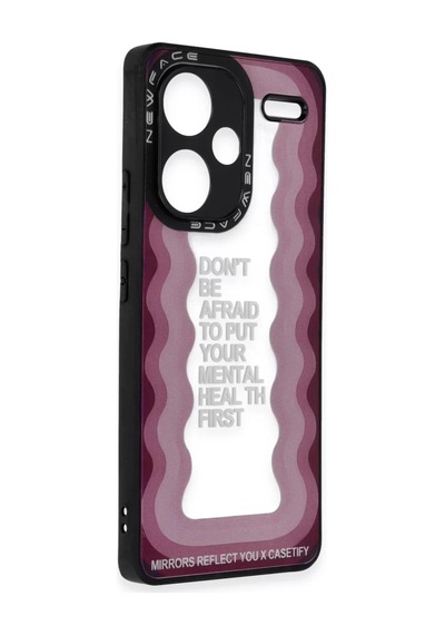 Newface Xiaomi Redmi Note 13 Pro Plus Kılıf Mirror Desenli Kapak - Mirror - 11 Çok Renkli
