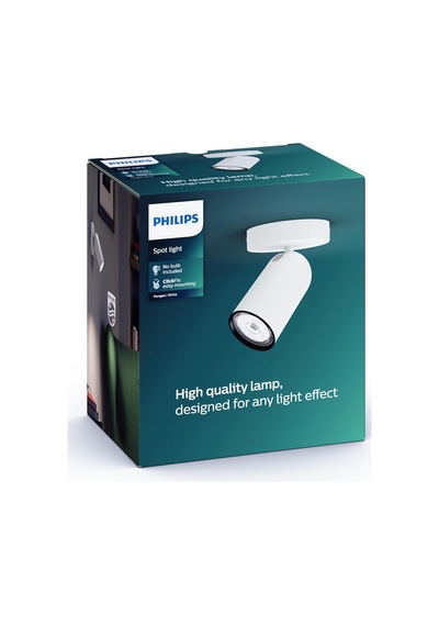 Philips Myliving Pongee Tavan/duvar Beyaz Spot Lamba Gu10 Duy Am Çok Renkli