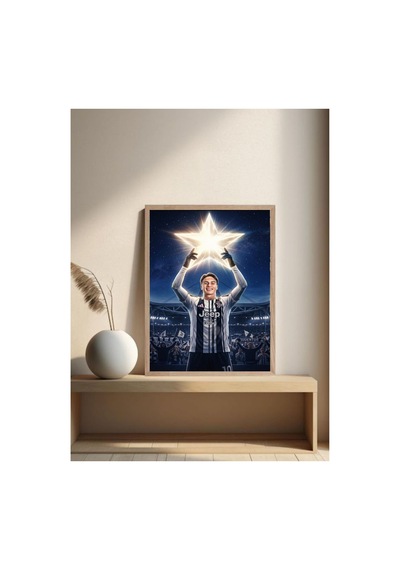 Kenan Yıldız Poster Tek Parça Doğal Ahşap Çerçeveli Tablo Çok Renkli - 844541904 Çok Renkli