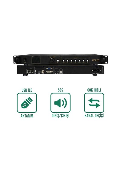 Hd-vp210 Led Video Prosesör - Çoklu Girişli Görüntü İşleme Cihazı Diğer