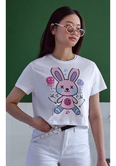 Freedom Storee Unisex Oversize 24/1 Penye Dtf Baskılı Tişört - Dtf170 Çok Renkli