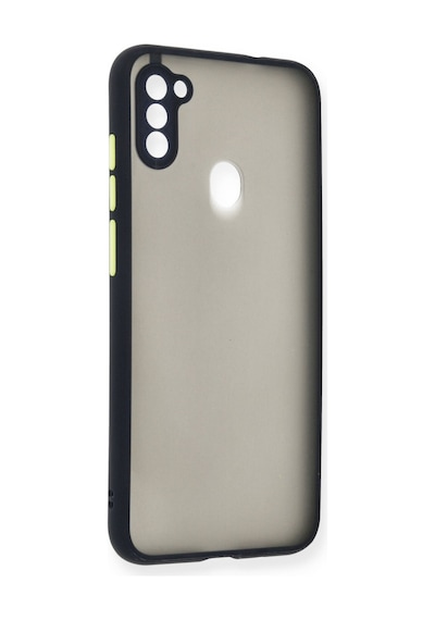 Samsung Galaxy  Uyumlu- A11 Kılıf Montreal Silikon Kapak - Lacivert