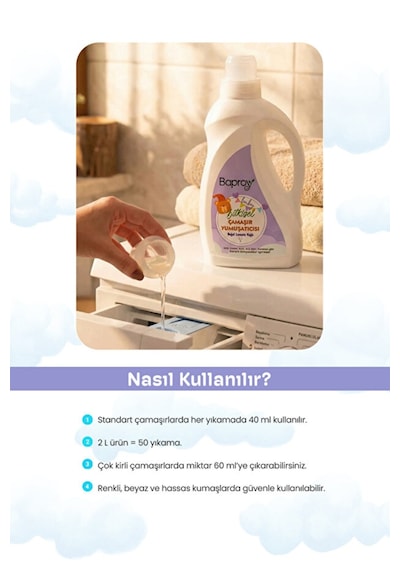 Baproy Bebek Yumuşatıcı 1000ml X 2 Adet