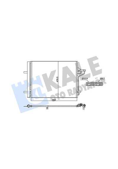 Kale 353135 Klima Radyatörü Kondanser - Ford C-max 2010- 2.0 Tdci Dizel 8v6119710fa - 1693590 - 2002808