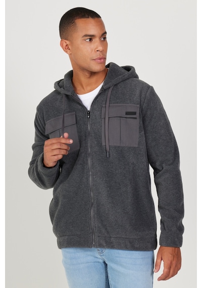 AC&Co / Altınyıldız Classics Erkek Antrasıt Melanj Standart Fit Normal Kesim Kapüşonlu Polar Antrasit Melanj AC&Co / Altınyıldız Classics Erkek Antrasıt Melanj Standart Fit Normal Kesim Kapüşonlu Polar Antrasit Melanj