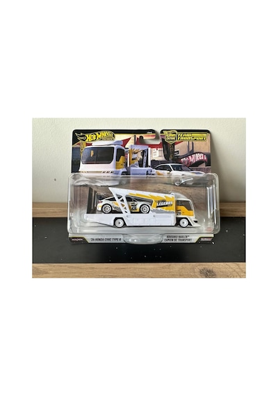 Hot Wheels Team Transport 24 Honda Civic Type R Legends Tour Beyaz